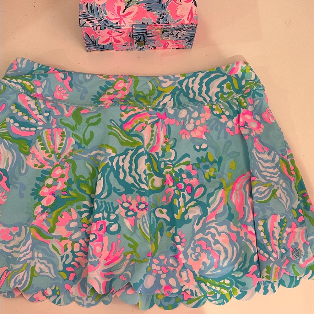 Lilly Pulitzer Colorful Floral Skirt